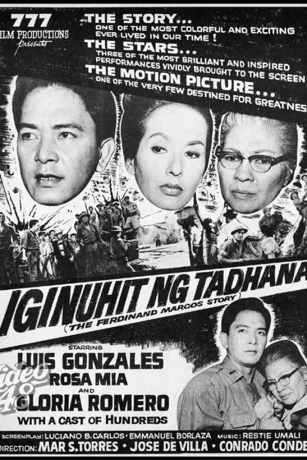 Iginuhit ng Tadhana: The Ferdinand E. Marcos Story Afis